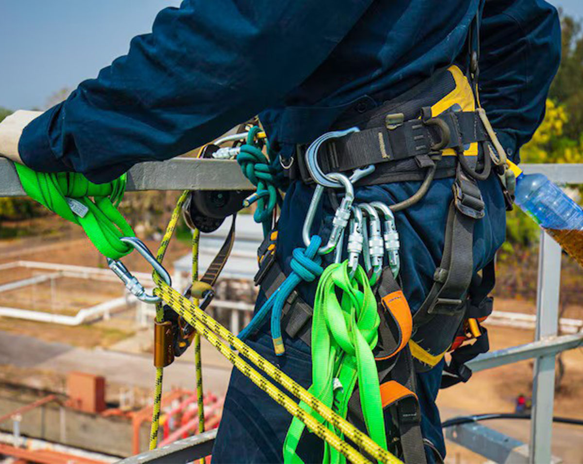 Fall carabiner system