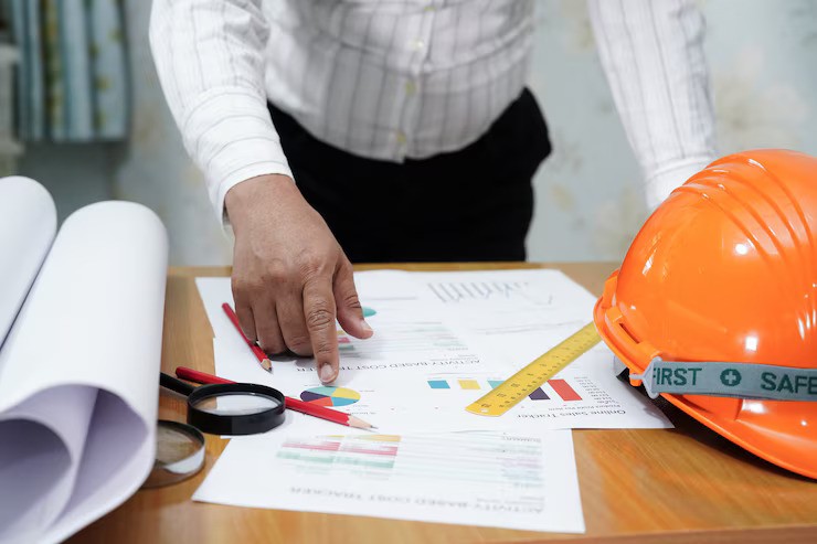 Graphically analysis Safety audits and Inspections in projects